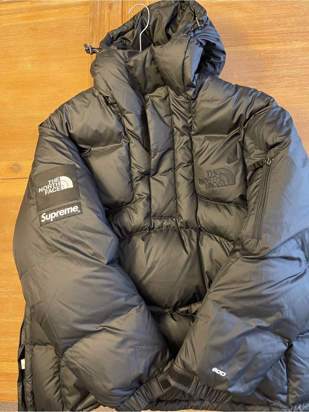 The North Face x Supreme Black Puffer Hooded Jacket